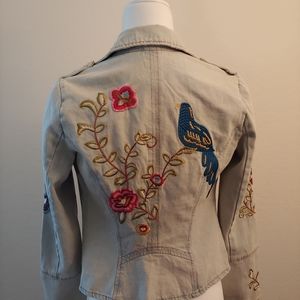 Beautifully Embroidered Jean jacket
